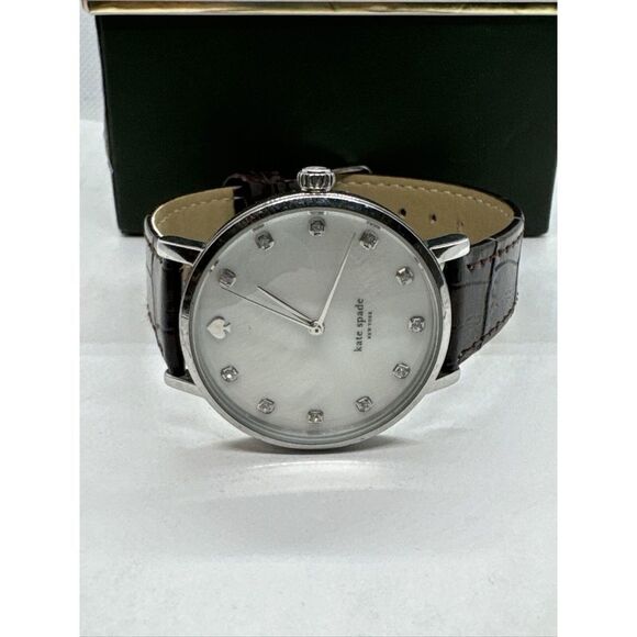 Kate Spade New York 0006 Women\'s Brown Leather Strap Analog Dial Watch JNA124 main image 9